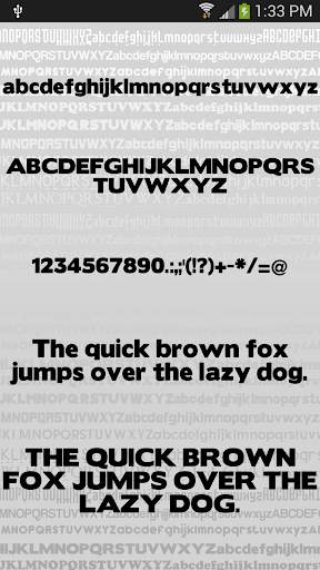 Clean2 font for FlipFont free screenshot 4