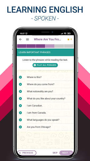 Learning English - Spoken 5 تصوير الشاشة