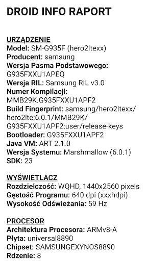 Droid Hardware Info screenshot 3