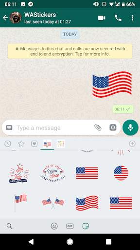 USA Stickers for WhatsApp WAStickerApps WAStickers screenshot 4
