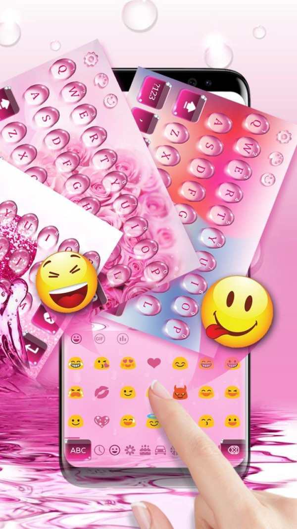 Pink Keyboard screenshot 3