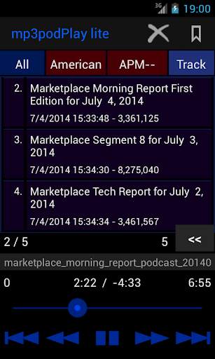 mp3podPlay lite Podcast Player screenshot 4