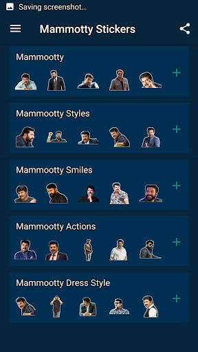 Mammootty sticker for whatsapp screenshot 2