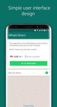 Direct Chat for WhatsApp screenshot 1