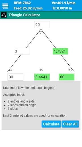 FSWizard Machinist Calculator скриншот 11