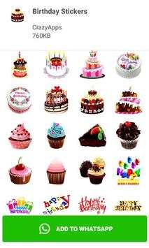 WAStickerApps - Birthday Stickers 1 تصوير الشاشة