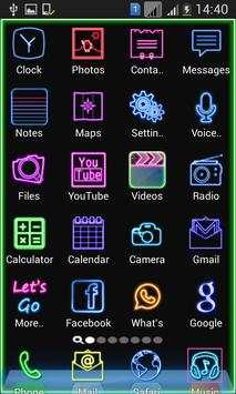 Neon Screen Launcher screenshot 1