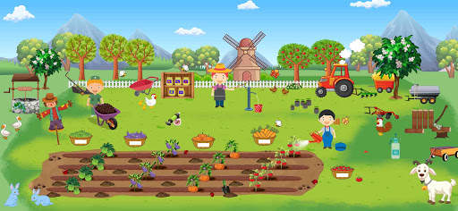 Pretend Town Farm House: Explore Farming World screenshot 1