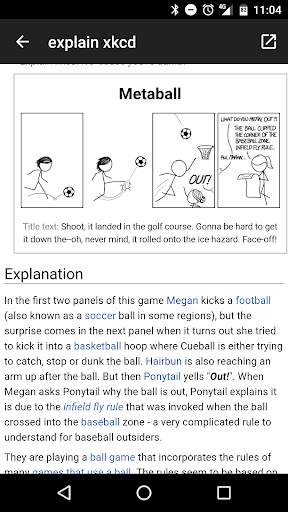 Browser for xkcd screenshot 4
