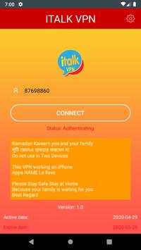 Italk VPN screenshot 2
