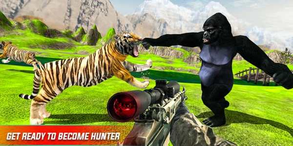 Angry King kong Attack-Wild Animal Shooting screenshot 3