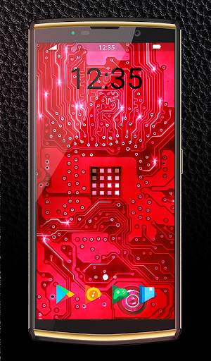 Red Light Animated Keyboard   Live Wallpaper 2 تصوير الشاشة