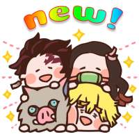 Anime Sticker app for Kimetsu 