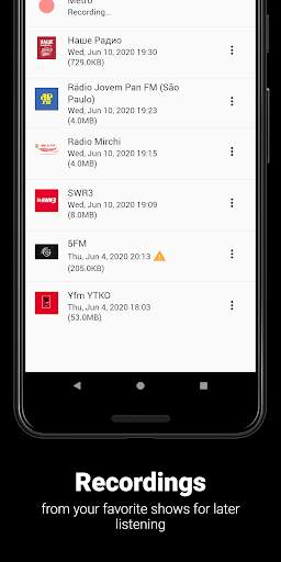 Streadio Radio Recorder and Player (Formerly Cue) screenshot 4