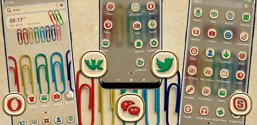Binder Clips Launcher Theme screenshot 3