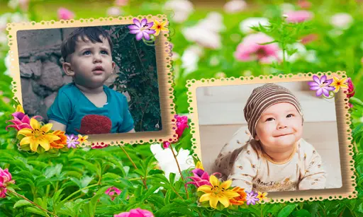 Beautiful Garden Double Photo Frame Application 24 تصوير الشاشة