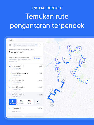 Perencana Rute Circuit screenshot 8