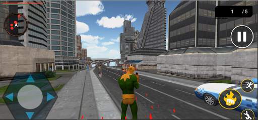 Stickman Superhero: Ninja Battle: Streets Fighting screenshot 3