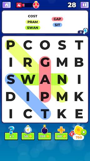 Word Search. Offline Games स्क्रीनशॉट 1