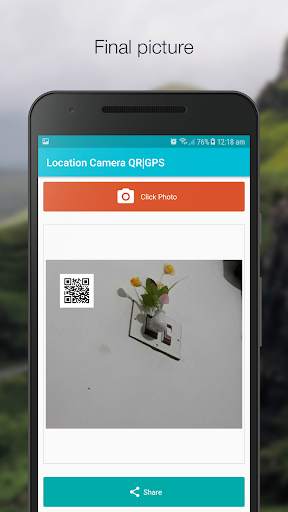 Location Camera with GPS QR code by Sathvik screenshot 4