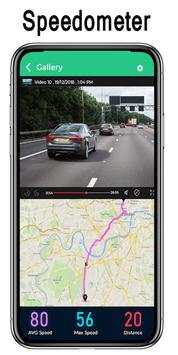 Speedometer Dash Cam: Speed Limit & Car Video App скриншот 4
