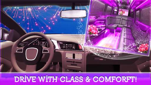 VIP Limo Service - Luxury Wedding Car Driving Sim screenshot 2