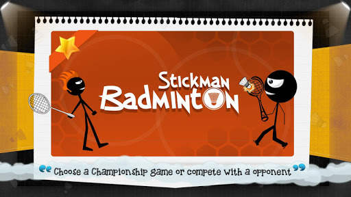 Badminton Stickman screenshot 2