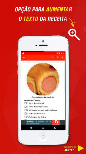 Receitas de Salgados screenshot 2