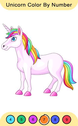 Unicorn Color By Number screenshot 1