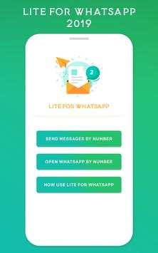 Lite for Whatsapp 2019 screenshot 1