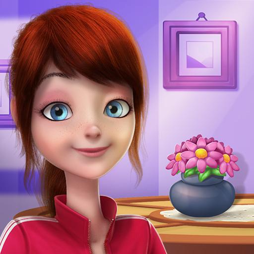 Bitcoin Girl - Home Design Match 3 icon