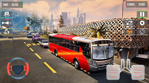 Heavy Bus Driving Bus Games screenshot 2
