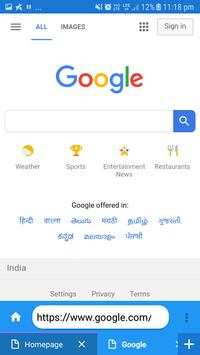 World faster browser screenshot 2