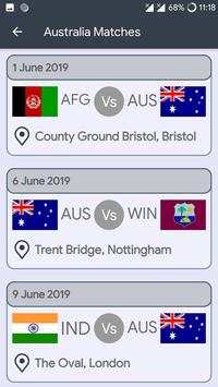 ICC Cricket WorldCup 2019 screenshot 3