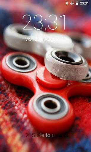 Fidget Spinner Lock Screen Pin Pattern Spinner screenshot 3