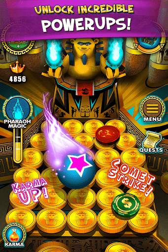 Pharaoh Gold Coin Party Dozer screenshot 3