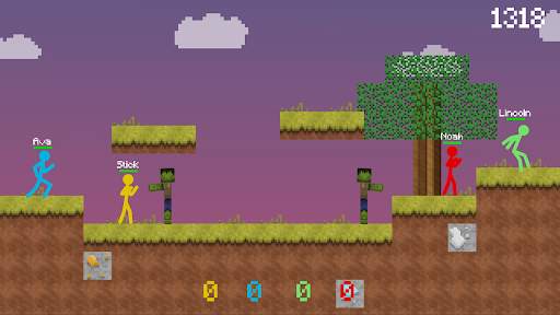Stickman vs Multicraft: Survival Craft Pocket screenshot 1