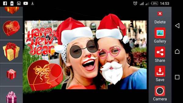 Natal da foto Adesivos screenshot 1