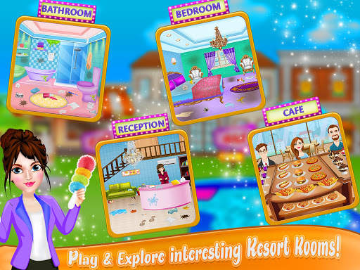 Girl Hotel Resort Manager: Virtual Room Cleaning screenshot 3