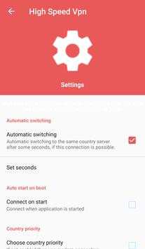 High Speed VPN - Best Free Vpn screenshot 5
