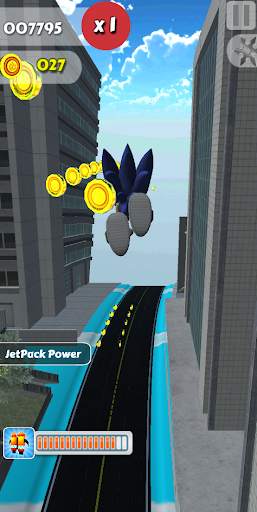 Blue Hedgehog Dash Runner скриншот 5