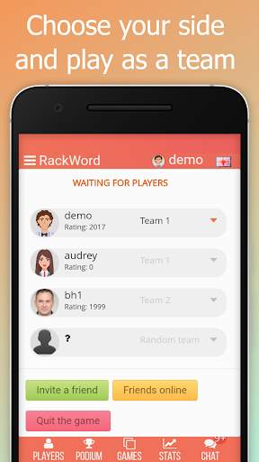 Rackword - Online word game скриншот 3