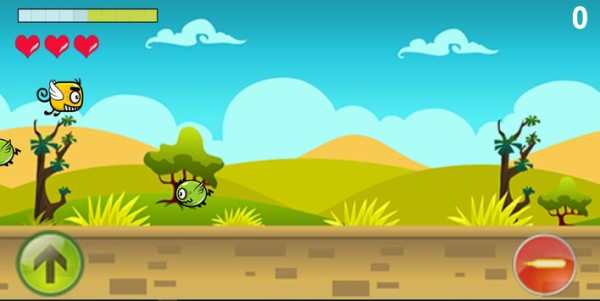 Angry Yellow Bird Game screenshot 2