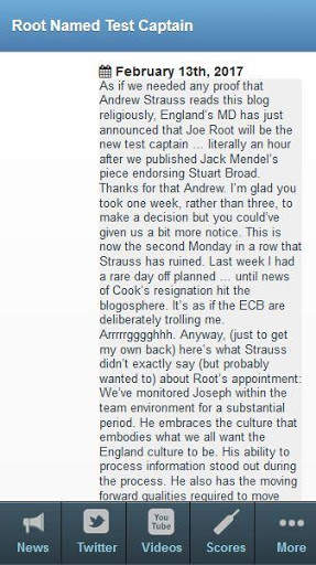 England Cricket News screenshot 3