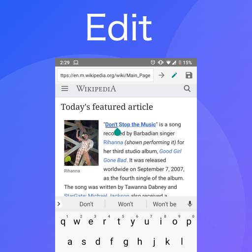 Edit Webpage App ✍️ screenshot 2