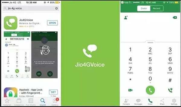 Jio4GVoice Call screenshot 1