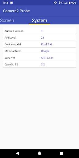 Camera2 API Probe screenshot 4