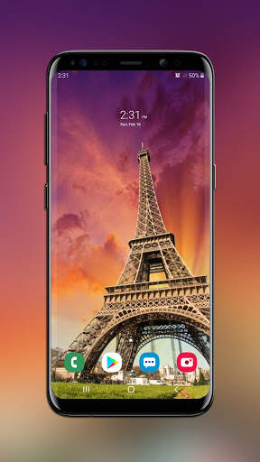 Girly Eiffel Tower Wallpaper screenshot 3