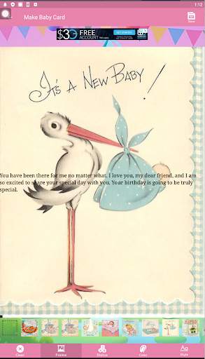 Newborn Baby Greeting Cards Maker screenshot 2