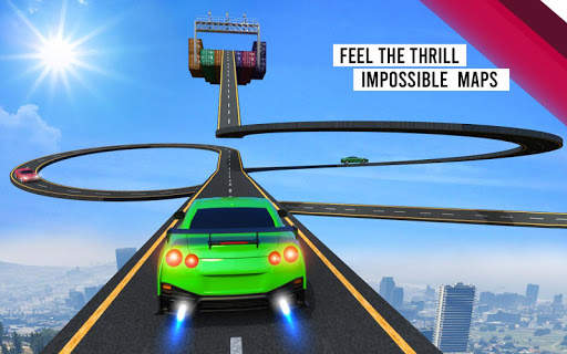 Grand Impossible Car Stunt Racing Tracks 2020 screenshot 3
